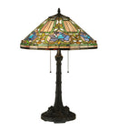 Meyda 26.5"H Tiffany Floral Table Lamp '124816