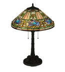 Meyda 26.5"H Tiffany Floral Table Lamp '124816