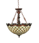 Meyda 18"W Jeweled Katherine Inverted Pendant '124835