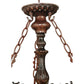 Meyda 18"W Jeweled Katherine Inverted Pendant '124835