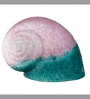 Meyda 5"W X 6"L PINK/TEAL PATE-DE-VERRE SNAIL SHADE 12600