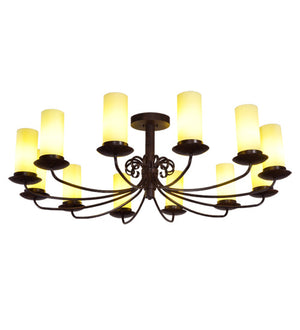 Meyda 54" Wide Atria 12 Light Chandelier 126614