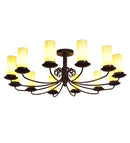 Meyda 54" Wide Atria 12 Light Chandelier 126614