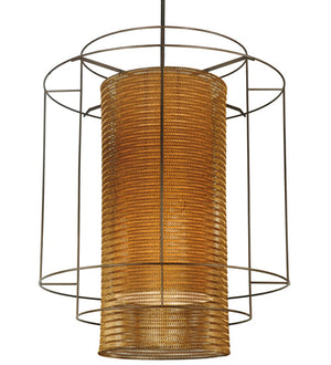 Meyda 60"W Maille Drum Pendant 128779