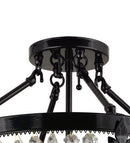 Meyda 16" Wide Chrisanne Crystal Flushmount- 130636