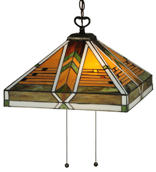 Meyda 17"Sq Abilene Pendant '130750