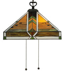 Meyda 17"Sq Abilene Pendant '130750