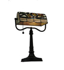 Meyda 15"H Vineyard Banker's Lamp '130760