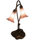 Meyda 16" High Lavender Pond Lily 2 LT Accent Lamp '13209
