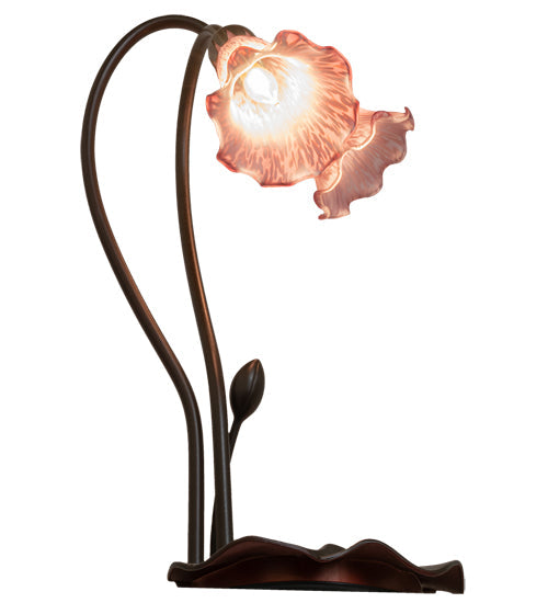 Meyda 16" High Lavender Pond Lily 2 LT Accent Lamp '13209