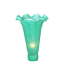 Meyda 3"W X 5"H GREEN POND LILY SHADE '13246