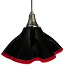 Meyda 12"W Metro Fusion Formal Affair Draped Glass Pendant 132958