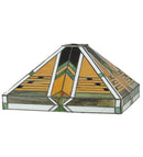 Meyda 14" Square Abilene Shade '133245