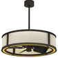 Meyda 37" Wide Smythe Craftsman Chandel-Air- 133804