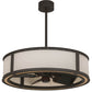 Meyda 37" Wide Smythe Craftsman Chandel-Air- 133804