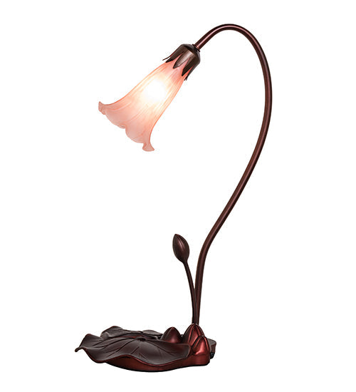Meyda 16" High Pink Pond Lily Accent Lamp '13447