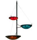 Meyda 103" Wide Metro Fusion The Third Dimension 3 Arm Glass Chandelier '135950