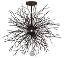 Meyda 36"w Pussy Willow Led Pendant - 136523