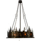 Meyda 48"w Tall Pines Chandel-Air- 137589