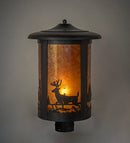 Meyda 12" Wide Fulton Deer Creek Post Mount '137621