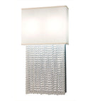 Meyda 15" Wide Francesca 2 Light Wall Sconce- 137704