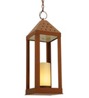 Meyda 11.5"Sq Wigodsky Ark Lantern Pendant '138524