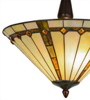 Meyda 16"W Belvidere Semi-Flushmount '138901