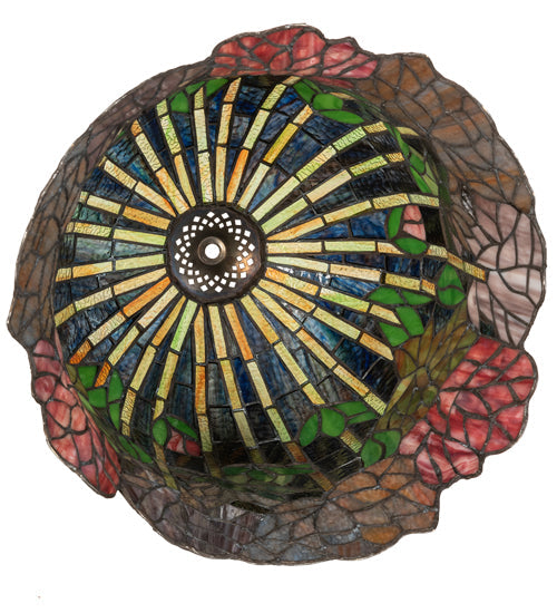 Meyda 14" Wide Tiffany Flowering Lotus Shade '140206