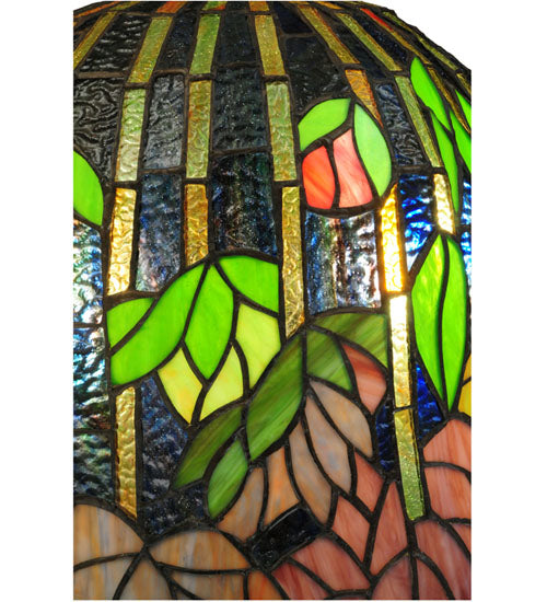 Meyda 14" Wide Tiffany Flowering Lotus Shade '140206