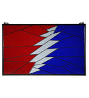 Meyda 27"W X 16.75"H Greatful Dead Stained Glass Window '140815