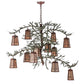 Meyda 52"W Pine Branch Valley View 12 LT Chandelier- 140897