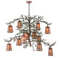 Meyda 52"W Pine Branch Valley View 12 LT Chandelier- 140897