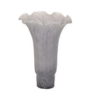 Meyda 4" Wide X 6" High Grey Pond Lily Shade '141330