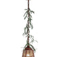 Meyda 5.5"sq Pine Branch Valley View Led Mini Pendant - 142074