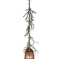 Meyda 5.5"sq Pine Branch Valley View Led Mini Pendant - 142074