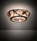 Meyda 24" Wide Pinecone Flushmount '142199