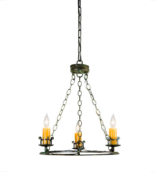 Meyda 18" Wide Tertius 3 Light Chandelier '142357