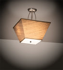 Meyda 16" Square Cesta Semi-Flushmount '142378