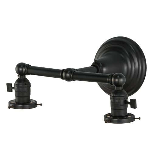 Meyda 12"W Paddle Socket 2 LT Wall Sconce Hardware '142470