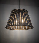 Meyda 31"W Peach Basket Pendant '142776