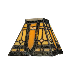 Meyda 5"Sq Sierra Prairie Mission Shade '142877