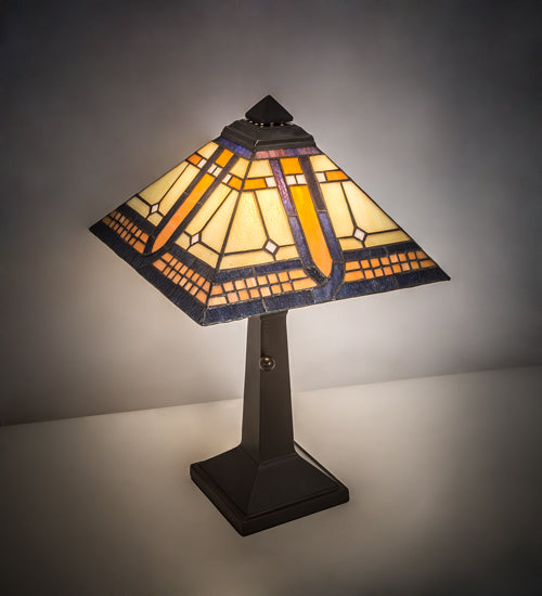 Meyda 16"H Sierra Prairie Mission Accent Lamp '142879