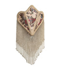 Meyda 6" Wide Fabric & Fringe Floral Night Light '14360
