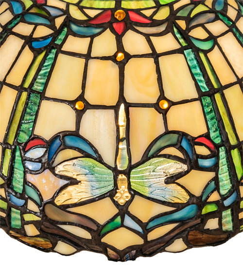Meyda 12" Wide Tiffany Dragonfly Shade '144526