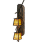 Meyda 6.5"W Pine Branch Valley View 2 LT Vertical LED Wall Sconce- 145030