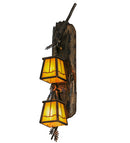 Meyda 6.5"W Pine Branch Valley View 2 LT Vertical LED Wall Sconce- 145030