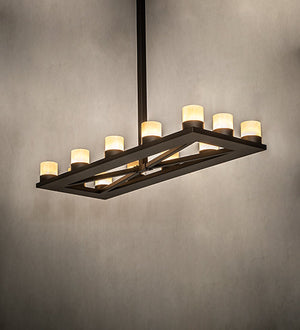 Meyda 54"L Stratum 12 LT Oblong Chandelier '145638