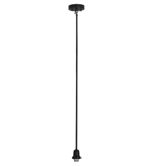 Meyda 5"CEILING MT ROUND RODS 1 LT 2.25"FITTER '145860