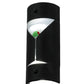 Meyda 5"W Metro Fusion Shaken Not Stirred Up and Downlight LED Wall Sconce - 146266