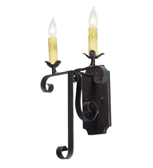 Meyda 12" Wide Nerea 2 Light Wall Sconce '146385